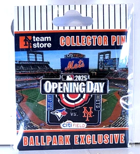 New York Mets 2025 Opening Day Pin Vs Toronto Blue Jays NY Citi Field - Picture 1 of 2