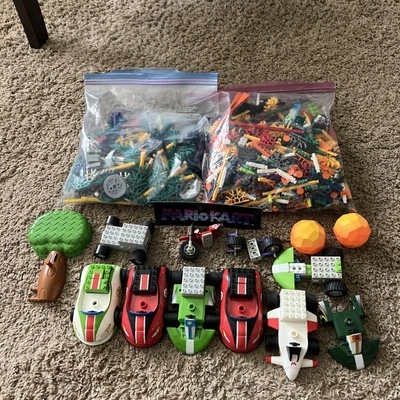 Giant Lot K’nex Super Mario Kart Wii Bundle Mix CARS Spare Pieces Mario KNEX - Image 1 of 4