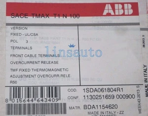 1PC NEW ABB 1SDA054437R1 T5N400 - Picture 1 of 2