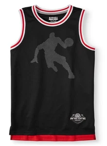 E 1 maglia basket in rete poliestere ragazzo grande taglia large 10/12 - Foto 1 di 10
