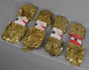 Deluxe Tinsel Garland Gold General Foam Plastics Corp Lot Of 4 - Picture 1 of 9