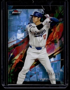 2024 Topps Finest Common Blue Refractor Shohei Ohtani 153/325 Los Angeles - Picture 1 of 2
