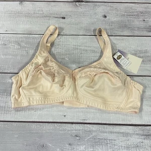 Trulife Naturalwear Mastectomy Bra Womens 38A Nude Beige Wireless 412 - Picture 1 of 11