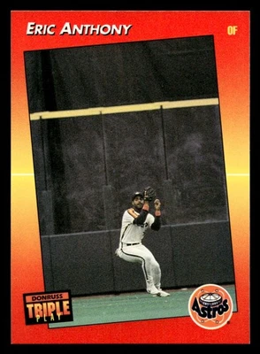 1992 Triple Play Eric Anthony #18 Houston Astros - Image 1 of 2