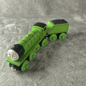 Thomas & Friends Wooden Railway Train Tank Engine - Henry w/ Tender - 2003 - Picture 1 of 6