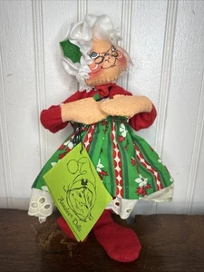 Vintage  Annalee 7” 1963 Mrs. Santa Claus Christmas Doll *Made in USA w/Tag - Picture 1 of 3