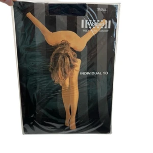 Wolford Individual 10 Denier Tights Style 116 40 in Admiral Size Small NEW - Picture 1 of 7
