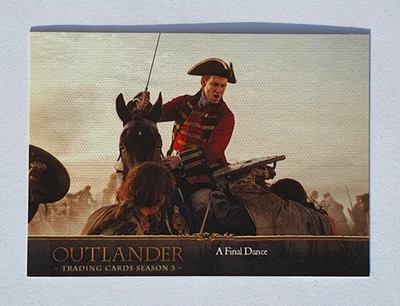 Carte Outlander Saison 3 numéro 03 variante Canvas trading card Tobias Menzies - Photo 1/2