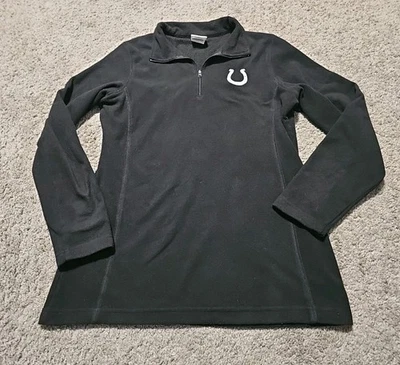 NFL Indianapolis Colts Mujer Negro Polar Quater Cremallera Talla M Foto 1 de 4