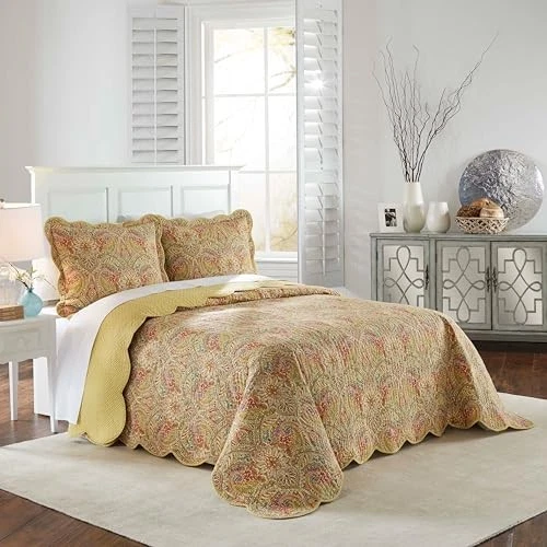 Waverly Swept Away Bedspread Collection 110x120 Berry