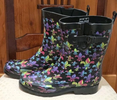 Botas impermeables para mujer Capelli York Rain al aire libre. Talla 10 Usado en Excelente Condición Foto 1 de 4
