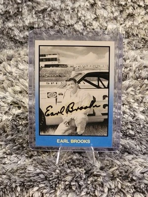 1989 Masters Of Racing Earl Brooks Auto NO COA - Image 1 of 2