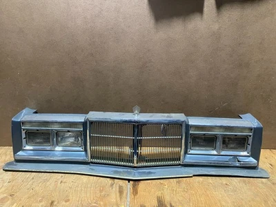 1982 to 1989 Chrysler Fifth Avenue Front Headlight Grill Header T7279 PS - Image 1 of 4