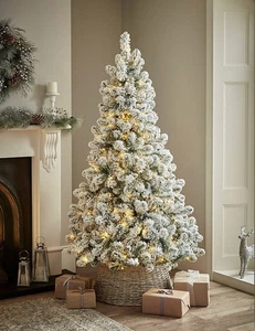Snowy Pre Lit 6ft Christmas Tree  - Picture 1 of 6