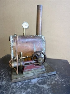 Early Antique Steam Engine Model Orginal Hit Miss  - Picture 1 of 24