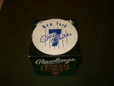 1996 MICKEY MANTLE ПАМЯТНЫЙ АМЕРИКАНСКОЙ ЛИГИ БЕЙСБОЛА, RAWLINGS w/коробка запечатанный - Изображение 1 из 4