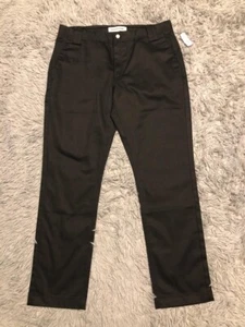 Essentials Men's Black Slim Fit 5 Pocket Stretch Chino Pants Size 34Wx31L - Picture 1 of 12