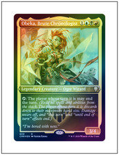 1x Obeka, Brute Chronologist, Etched Foil, Commander Legends, Magic MTG NM