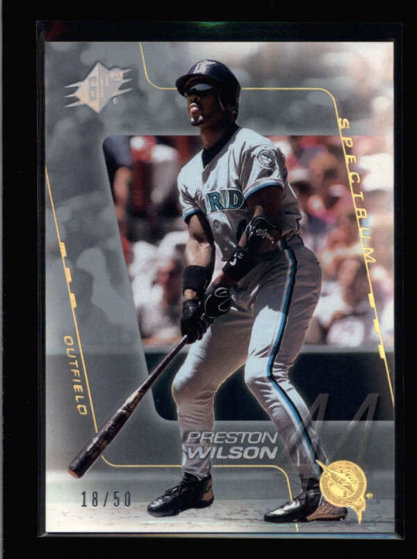 PRESTON WILSON 2001 CUBIERTA SUPERIOR SPX #69 ESPECTRO PARALELO #18/50 (RARO) AZ3059 Foto 1 de 1