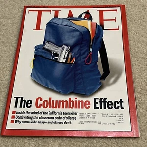 TIME MAGAZINE MARCH 19 2001 COLUMBINE EFFECT FRONT COVER Very Good Condition - Picture 1 of 5