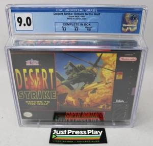 Desert Strike: Return of the Gulf Super NES CIB CGC Graded 9.0 - Picture 1 of 11