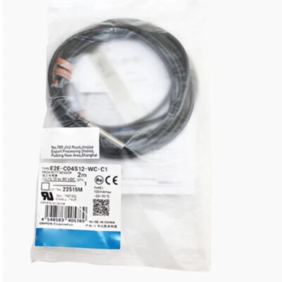 E2E-C04S12-WC-C1 For OMRON Replace E2E-CR8C1 Proximity Switch Sensor - Image 1 of 2