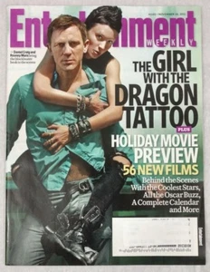 Girl With Dragon Tattoo Entertainment Weekly Nov 2011 Daniel Craig Rooney Mara - Bild 1 von 2