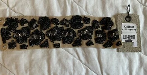 Anthropologie BAUBLES BIJOUS BITS BOBS WRAP Beige Chiffon Bead Wrap Bracelet - Picture 1 of 11