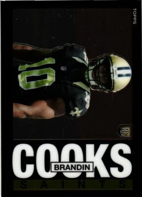 BRANDIN COOKS RC 2014 14 TOPPS CHROME 1985 INSERT #31 ROOKIE SAINTS SP - Image 1 of 2