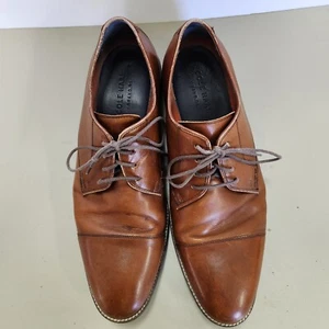 Cole Haan Mens Lenox Hill Cap Oxford Dress Shoe Size 9.5W Leather Brown - Picture 1 of 14