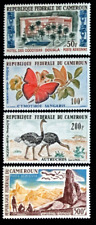 CAMEROUN 1962 BIRDS, BUTTERFLIES Sc # c41 - c44 MNH Cv $23.65