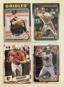 2024 Topps Jordan Westburg RC (4) Series 1 & Heritage & Bowman & Big League RCs - Picture 1 of 2