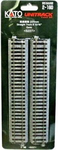 HO Scale Kato Unitrack 2-160 Straight Track 8-15/16" 227mm pkg (2) - Picture 1 of 1