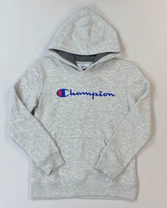 Boy's Youth Champion Long Sleeve Fleece Lined Pullover Hoodie Hoody NEW - Picture 1 of 1