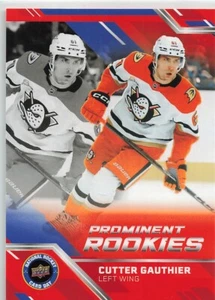 2025 Upper Deck National Hockey Card Day PROMINENT ROOKIES  Cutter Gauthier - Picture 1 of 2