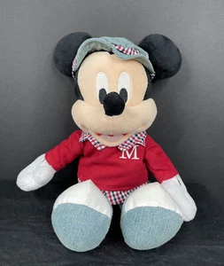 Mickey Mouse Wearing Monogram Shirt  & Jeans 14” Plush - Picture 1 of 9
