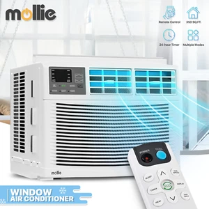 8000 BTU 11.4 CEER Window Air Conditioning Auto Restart 6 Mode AC Unit w/Remote - Picture 1 of 15