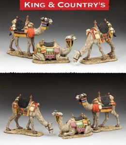 KING & COUNTRY DIORAMA ACCESSORIES SP128 THREE WISE CAMELS - Picture 1 of 2
