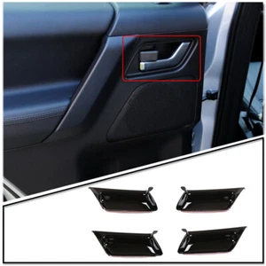 4 pz decorazione ciotola porta interna nera ABS per Land Rover Freelander 2 2007-2015 - Foto 1 di 7