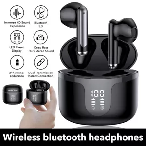 Mpow Bluetooth 5.3 Earbuds Wireless Stereo in Ear Earphones Noise Cancelling Mic - Picture 1 of 19