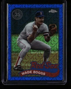 2024 Topps Series 1 WADE BOGGS /150 Silver Pack 1989 BLUE Mojo Red Sox - Picture 1 of 2