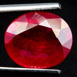 SHOLA Echt 5,97 Ct Natürlicher Rot Rubin aus Madagaskar - Picture 1 of 2