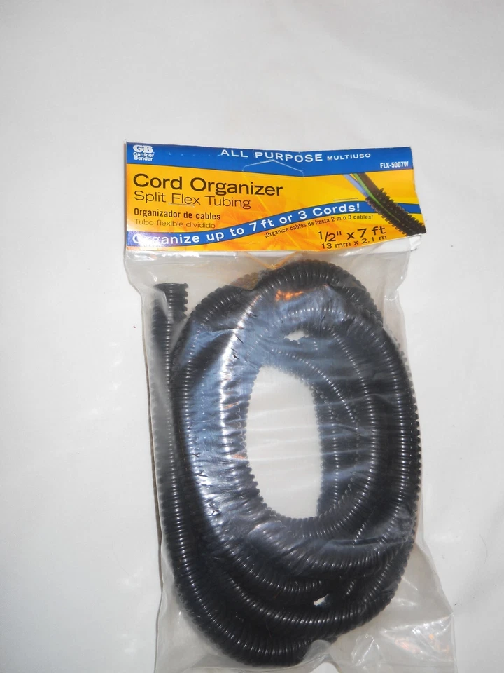 *  NEW ~ Gardner Bender FLX-5007 Flex Tube, 1/2-Inch by 7-Feet, 1/Bag, Black   _ - Image 1 of 3