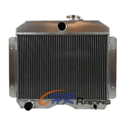 铝制散热器适用于 1951 - 1953 Willys Aero Ace/Comet/Eagle/Falcon/Lark 2.6L MT — 第 1/4 张图片