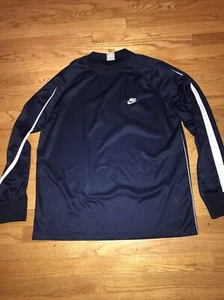 VINTAGE Nike Sportswear Pocket Logo Tee Style Shirt Blue Mens XL Activewear - Picture 1 of 5