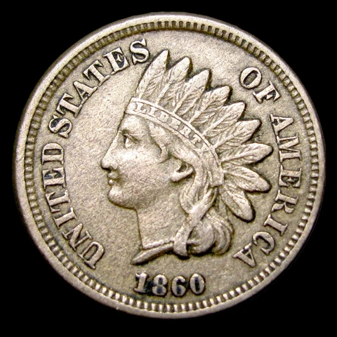 1860 Pointed Bust Indian Cent Penny ----  Nice Coin ---- #TT563 Cover