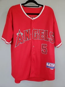 Los Angeles Angels Albert Pujols #5 Majestic Authentic MLB Baseball Jersey 48 - Picture 1 of 9