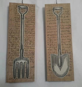 JUEGO DE DECORACIÓN COLGANTE ARTE PARED JARDÍN NUEVO SIN ETIQUETAS 20 PULGADAS. X 7 pulgadas. - Imagen 1 de 2