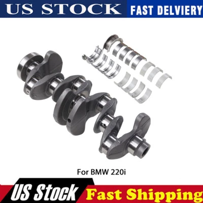 N20 Engine Crankshaft w/ Main & Rod Bearing Set For BMW X1 X3 X5 220i 320i 2.0L Foto 1 de 4