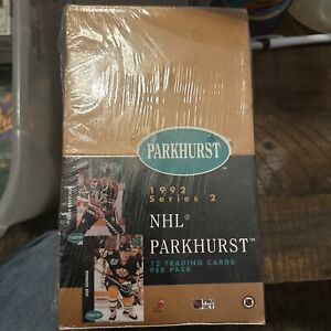 92 Parkhurst NHL Hockey Series 2 Factory Sealed unopened trading card box